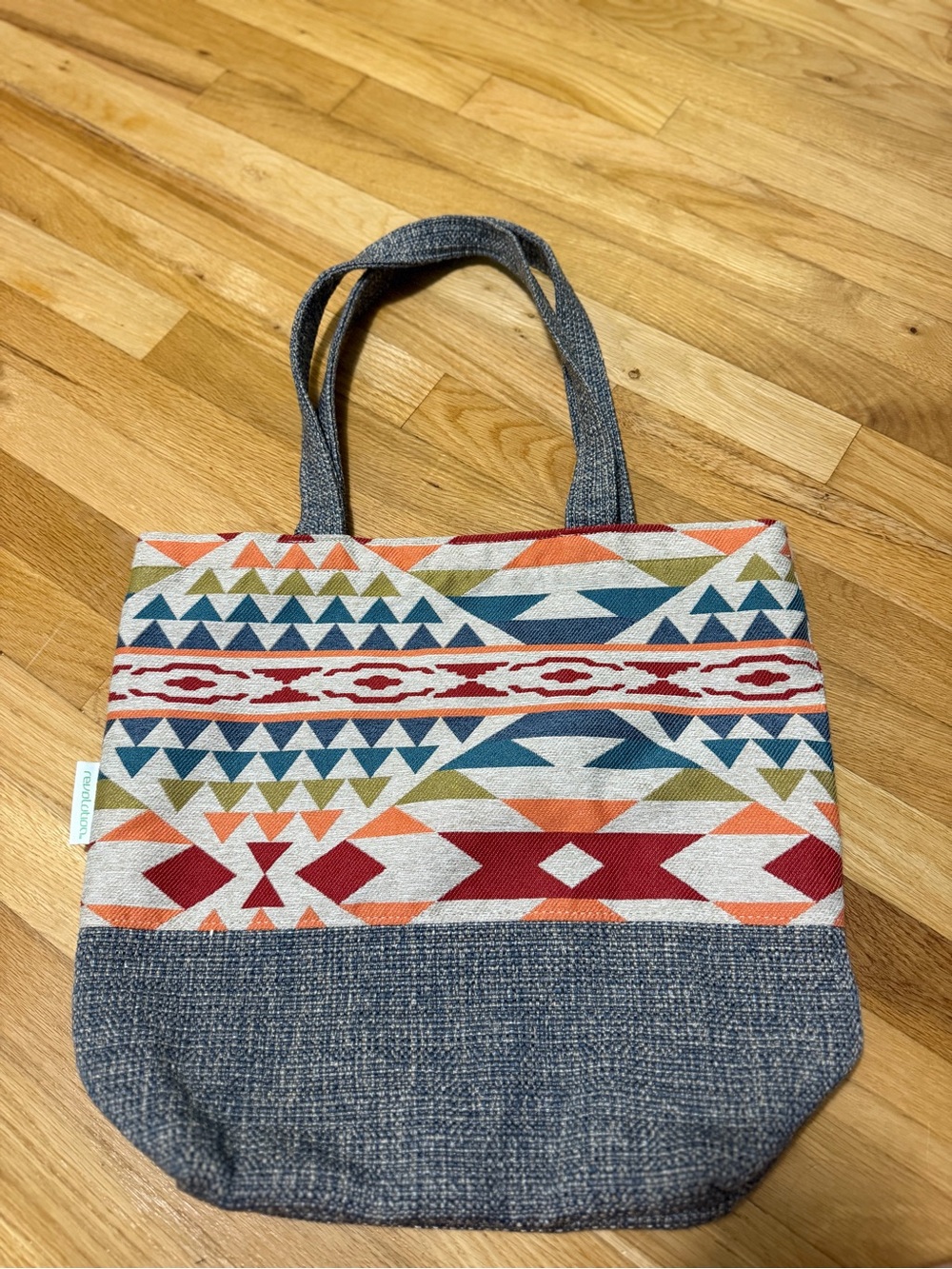 Aztec Tote Bag Revolution Fabrics Boho Canvas Shoulder Bag